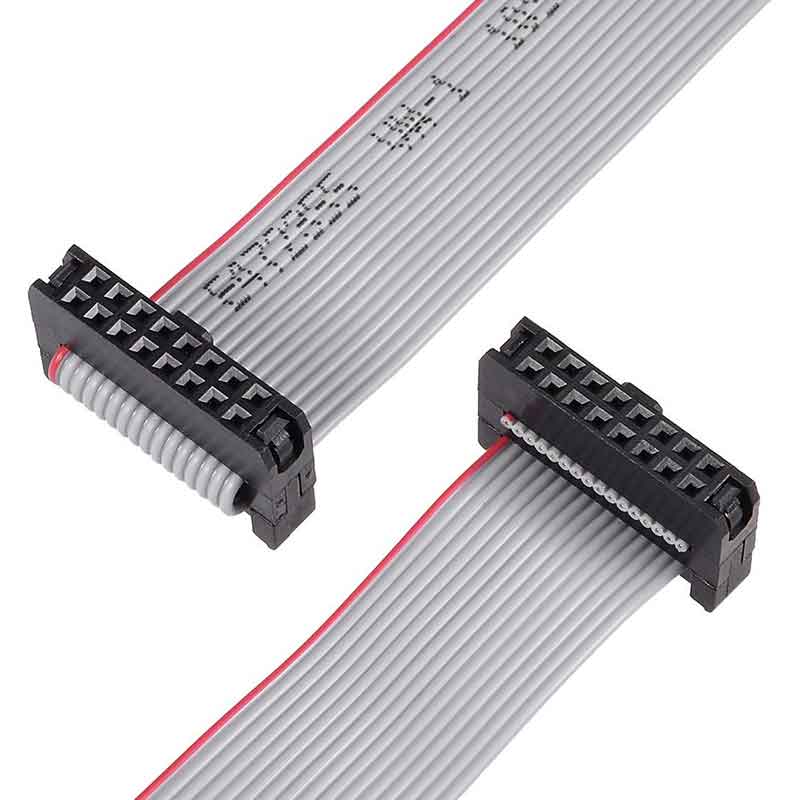 thumbnail image 2 of Uxcell DB25 Male To FC-26 Female Flat Ribbon Cable - 2.54mm Pitch, 20cm Length, 2-Pack For 3D Printers & Electronics 2 of 10