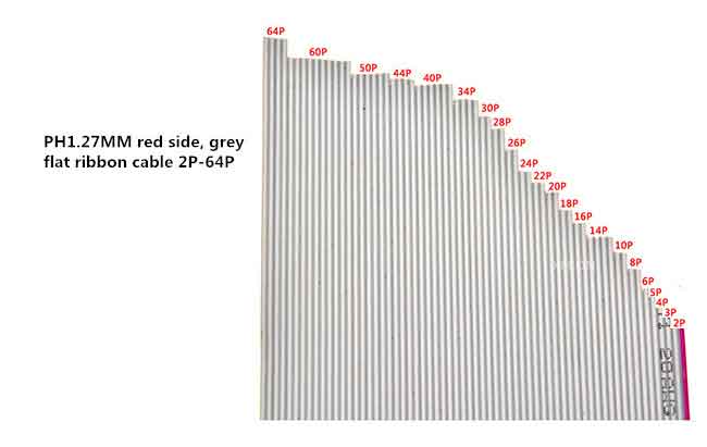 60 Pin Ribbon Cable 2.54mm Gray IDC Cable