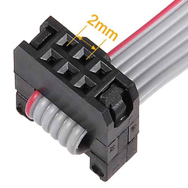6 Pin Flat Ribbon Cable UL2651 IDC Wire