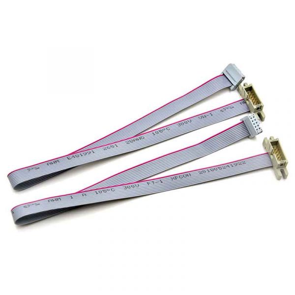 Male To Female IDC 10 Pin Flat Ribbon Cable