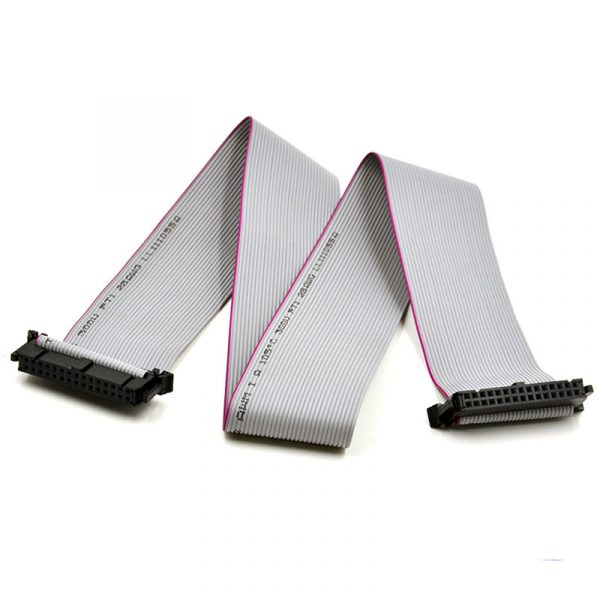 Gray 30 Pin 2.54mm Pitch Flat Ribbon Cable