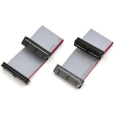 2.54mm Pitch 26 Pin Gray Flat Ribbon Cable