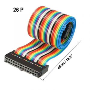 IDC 26 Pins Wire Flat Rainbow Ribbon Cable