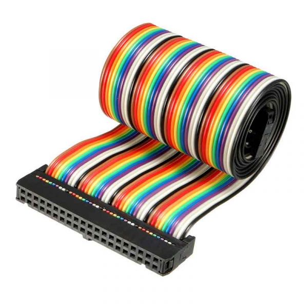 61Evxj4eeBL._SL1100_ 40 Pin IDC Rainbow Ribbon Cable 2.54mm