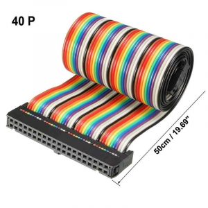 40 Pin Flat Rainbow Ribbon Cable 28AWG