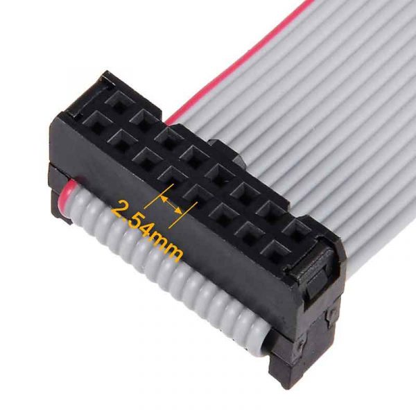 2.54mm Pitch Flat Ribbon Cable 16 Pins