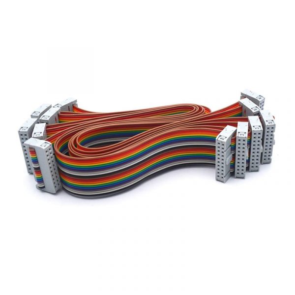 717fldJSR9L._AC_SL1500_ IDC Wire Flat Rainbow Ribbon Cable 2.54mm Pitch