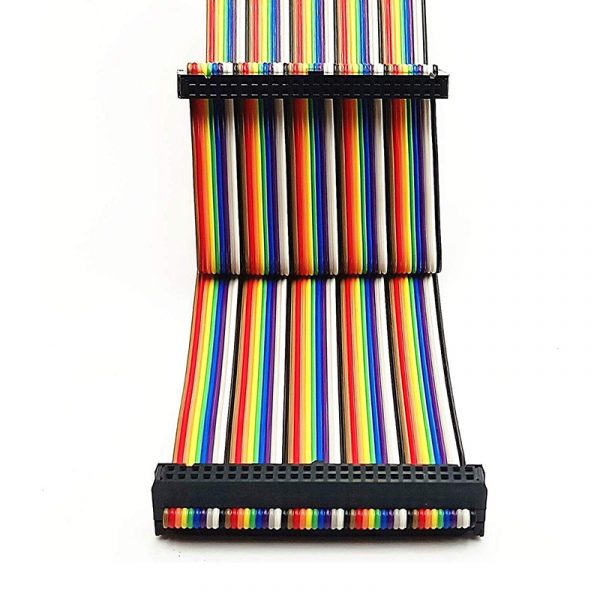 2.54mm Pitch Rainbow Dupont Flat Ribbon Cable