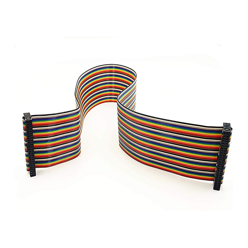 2.54mm Pitch Rainbow Dupont Flat Ribbon Cable - ECOCABLES