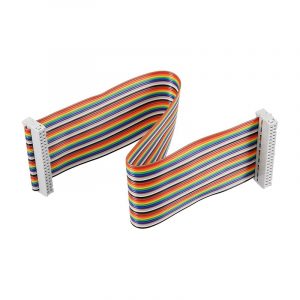 40 Pins Flat Multicolored Rainbow Ribbon Cable