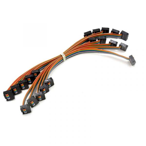 UEETEK 5M 10 Pin Rainbow Flat Ribbon IDC Wire Cabl... – Grandado