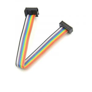 IDC To DIP 10 Pin Rainbow Ribbon Cable