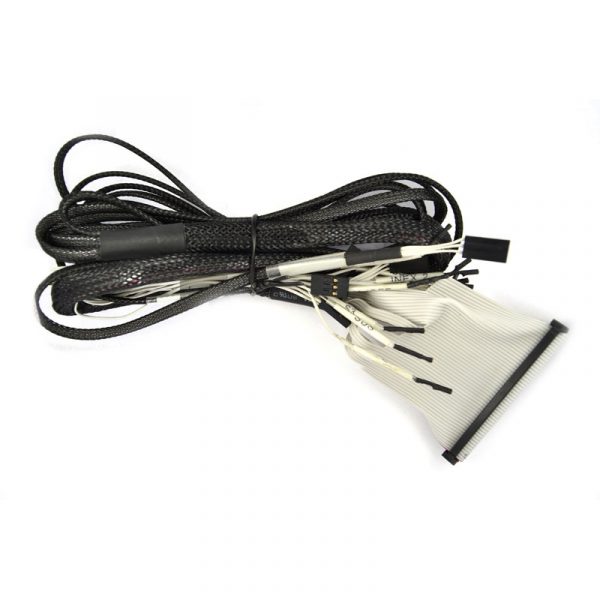 thumbnail image 2 of 1-10 Way Dupont Jumper Cables – F-F 2.54mm Flat Ribbon Connector Wire – Multicolor – For Arduino, Pi 2 of 3
