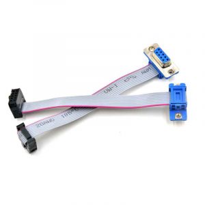 2.54mm Pitch DB9 To 10 Pin Flat Ribbon Cable