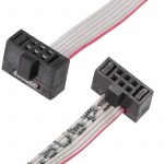 1.27mm Pitch IDC Flat Ribbon Cable With 6 Pin Connector (1)