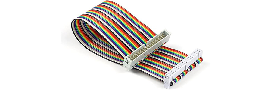 40 Pin GPIO Male to Female Ribbon Cable