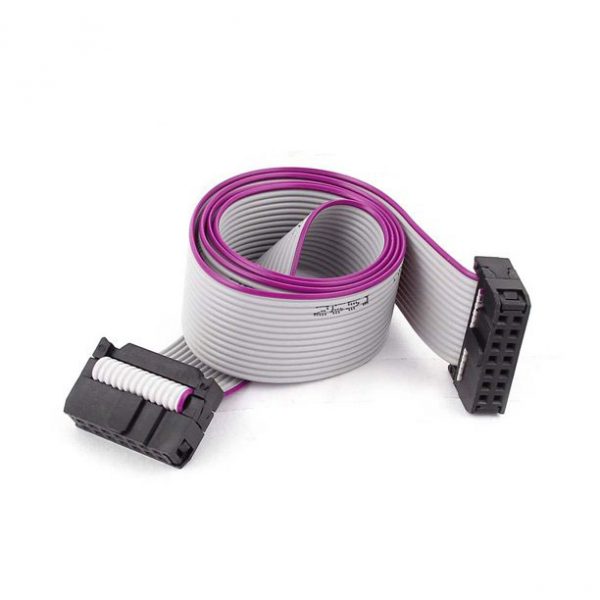 65c4452a-e16f-473f-bc22-8d1b9bd95ea1.2e713fb2362ed185fb2e96eeff3300dc Hard Drive Flat Ribbon Cable 14 Pin Gray