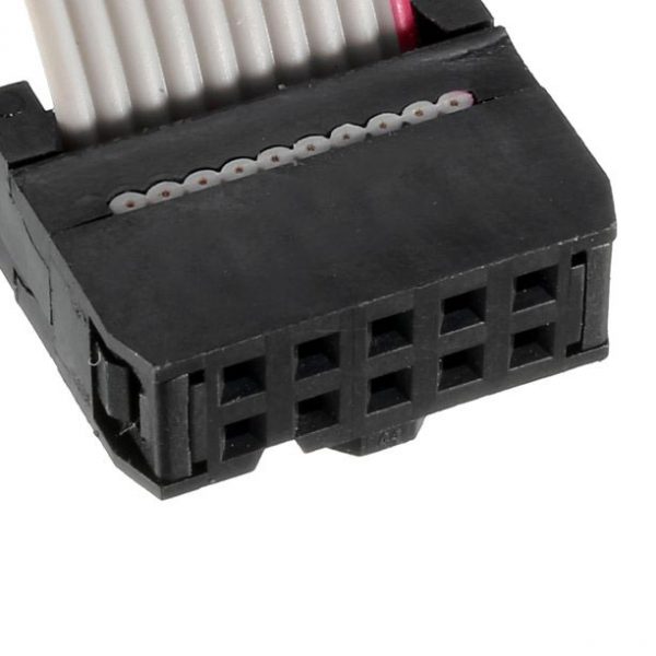 Gray 10 Pin 2x5 Pin IDC Ribbon Cable