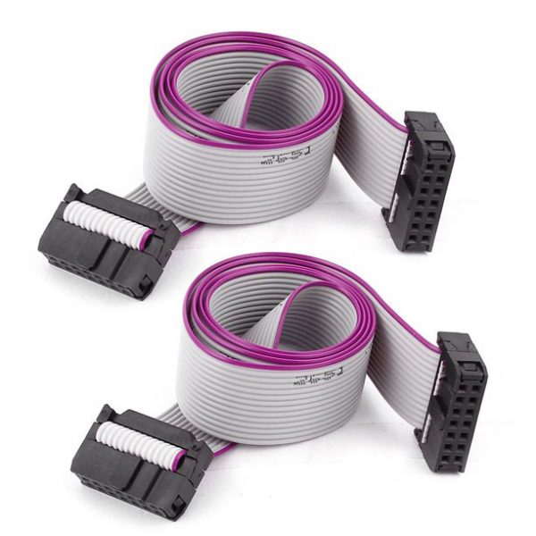 Hard Drive Flat Ribbon Cable 14 Pin Gray