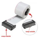 Gray IDC 16 Pin Flat Ribbon Cable (6)