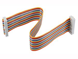 34 Pins Wire Flat Multicolored Flexible Rainbow Ribbon Jumper Cable