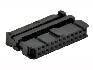Black IDC connector - 24P