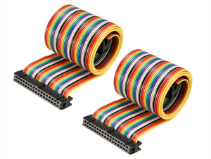 IDC Rainbow Wire Flat Ribbon Cable 34 Pins
