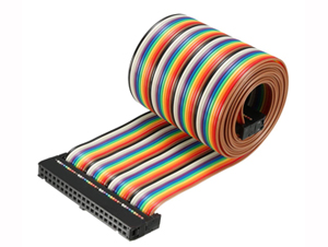 IDC Rainbow Wire Flat Ribbon Cable 40 Pin