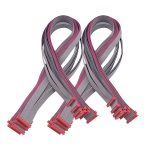 Red IDC Micro-Match Cable